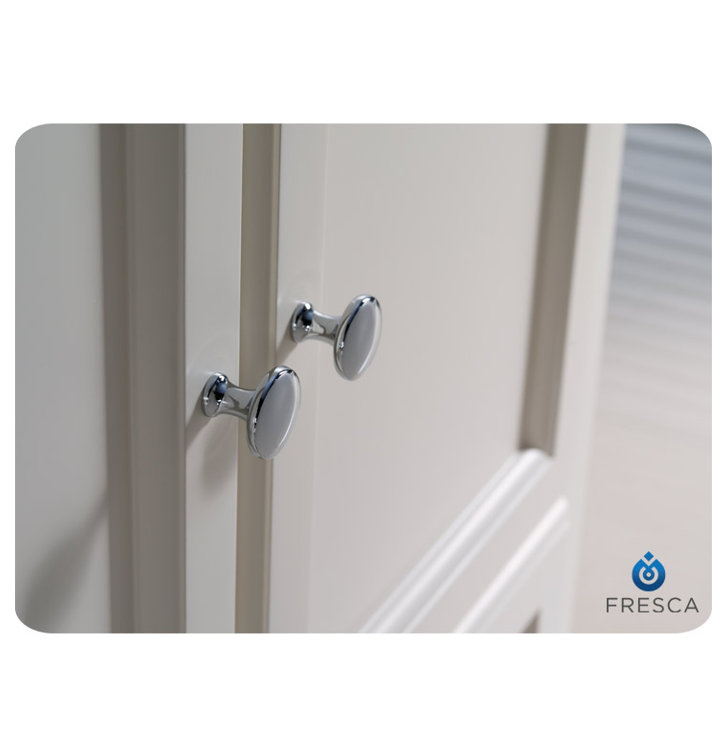 Fresca Oxford Fresca 60" FreeStanding Double Sink Bathroom Vanity Set